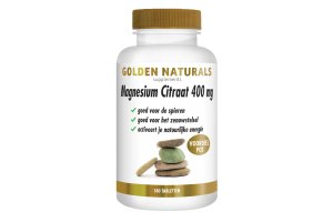 Golden Naturals Magnesium Citraat 400mg Vegan