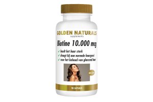 Golden Naturals Biotine 10.000 mcg vegacapsules