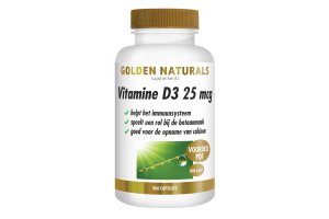 Golden Naturals Vitamine D3 25mcg