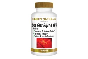 Golden Naturals Rode Gist Rijst & Q10 Vegan