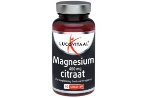 Lucovitaal Magnesium Citraat 400mg 3x60 tabletten