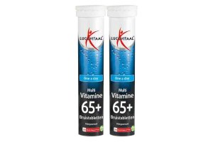 Lucovitaal Multi 65+ Bruistabletten Mangosmaak