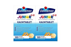 Davitamon Junior 3+ Multivruchten kauwtabletten