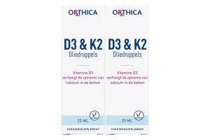 Orthica Oliedruppels D3 & K2 voordeelverpakking