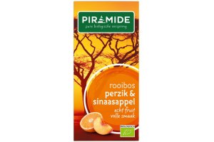 Piramide Rooibos Perzik Sinaasappel Thee Bio