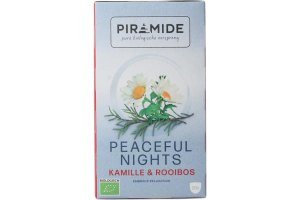 Piramide Peaceful Nights Kamille & Rooibos Biologische Thee