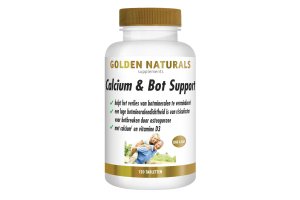 Golden Naturals Calcium & Bot Support Vegan 120 tabletten