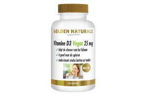 Golden Naturals Vitamine D3 25 mcg Vegan