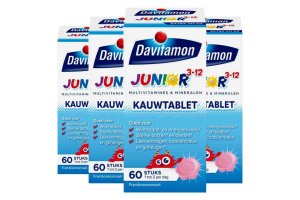 Davitamon Junior 3+ Kauwvitamines Framboos
