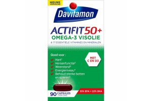 Davitamon Actifit 50+ Omega-3 Visolie