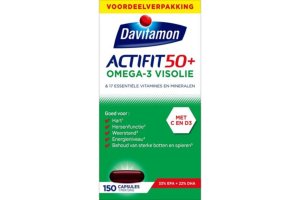 Davitamon Actifit 50+ Omega-3 Visolie voordeelverpakking