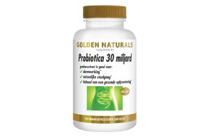 Golden Naturals Probiotica 30 Miljard Maagsapresistent