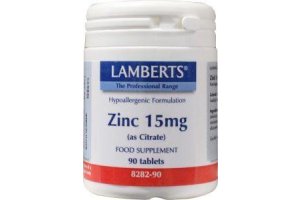 Lamberts Zink Citraat 15 mg