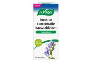 A.Vogel Focus en Concentratie Magnesium Citrussmaak Kauwtabletten