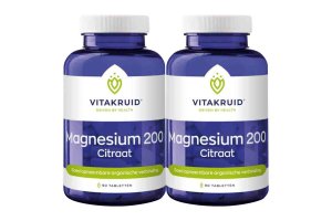 Vitakruid Magnesium 200 Citraat Voordeelverpakking