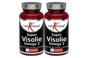 Lucovitaal Super Visolie Omega 3 capsules voordeelverpakking