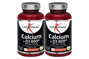 Lucovitaal Calcium 500mg + D3 20 mcg Kauwtabletten