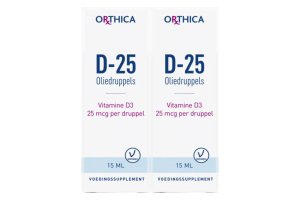 Orthica Vitamine D-25 Oliedruppels voordeelverpakking