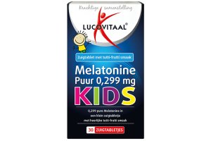 Lucovitaal Melatonine Puur Kids tutti-frutti zuigtabletten voordeelverpakking