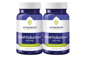 Vitakruid Foliumzuur 400 Mcg 90 tabletten voordeelverpakking