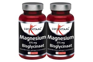 Lucovitaal Magnesium 375mg Bisglycinaat tabletten voordeelverpakking