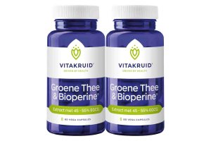 Vitakruid Groene Thee & Bioperine vegacapsules