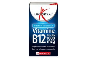 Lucovitaal Vitamine B12 1000mcg kauwtabletten