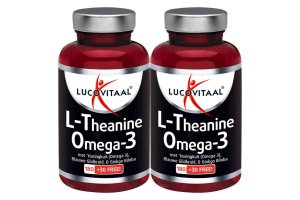 Lucovitaal L-theanine Omega 3 voordeelverpakking