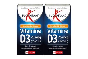 Lucovitaal Vitamine D3 25mcg Capsules