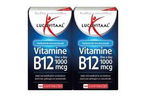 Lucovitaal Vitamine B12 1000mcg kauwtabletten