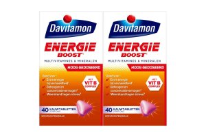 Davitamon Energie Boost Bosvruchten kauwtabletten