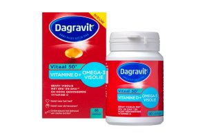Dagravit Vitaal 50+ Vitamine D & Omega-3 Visolie capsules