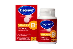 Dagravit Vitamine B12 1000mcg smelttabletten