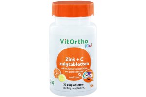 VitOrtho Vitortho Zink&C Kind zuigtabletten