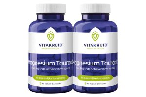Vitakruid Magnesium Tauraat vegacapsules voordeelverpakking