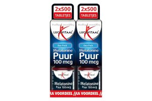 Lucovitaal Melatonine Puur 100mcg DUO Pack