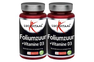 Lucovitaal Foliumzuur + Vitamine D3 voordeelverpakking