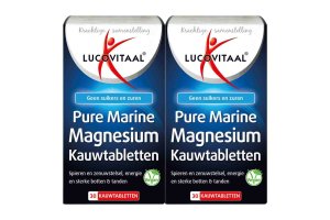 Lucovitaal Marine Magnesium kauwtabletten voordeelverpakking