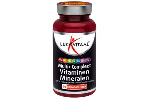 Lucovitaal Multi + Compleet multivitamine kauwtabletten