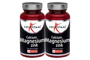 Lucovitaal Calcium Magnesium Zink tabletten voordeelverpakking
