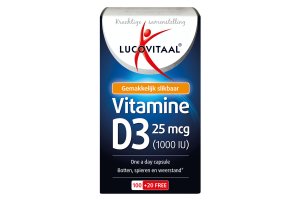 Lucovitaal Vitamine D3 25mcg capsules voordeelverpakking
