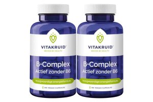 Vitakruid B-Complex Actief Zonder B6 vegacapsules
