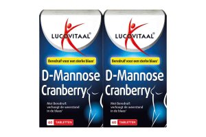 Lucovitaal D-Mannose Cranberry Blaasfunctie tabletten voordeelverpakking