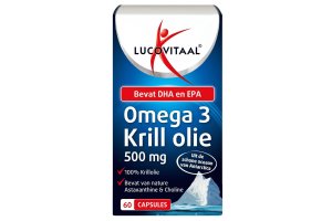 Lucovitaal Omega 3 Krill olie 500 mg
