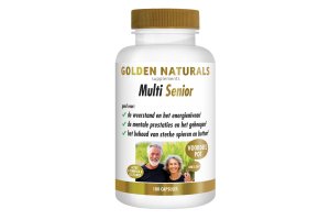 Golden Naturals Multi Senior 180 vegetarische capsules