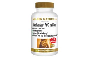 Golden Naturals Probiotica 100 miljard maagsapresistente capsules