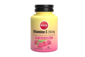 Roter Vitamine C 250 mg Weerstand Framboos kauwtabletten