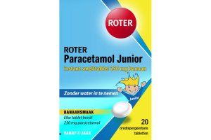 Roter Paracetamol Junior 250 mg Smelttabletten