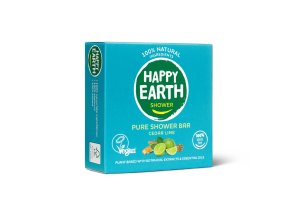 Happy Earth Pure Shower Bar Cedar Lime