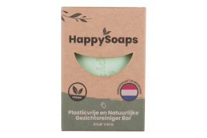 HappySoaps Gezichtsreiniger Bar Aloë Vera